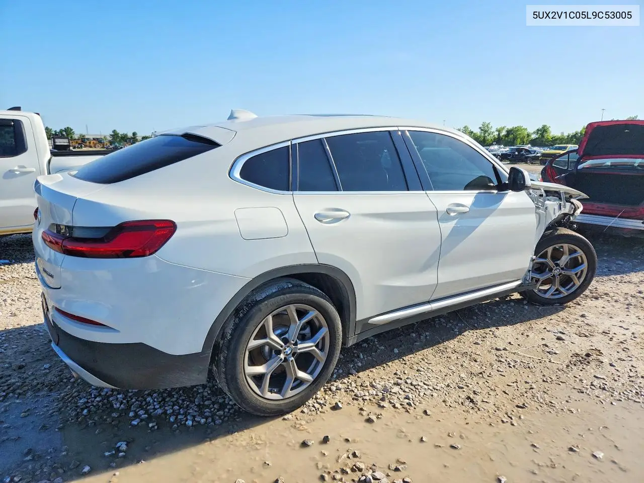 2020 BMW X4 xDrive30I VIN: 5UX2V1C05L9C53005 Lot: 54234116