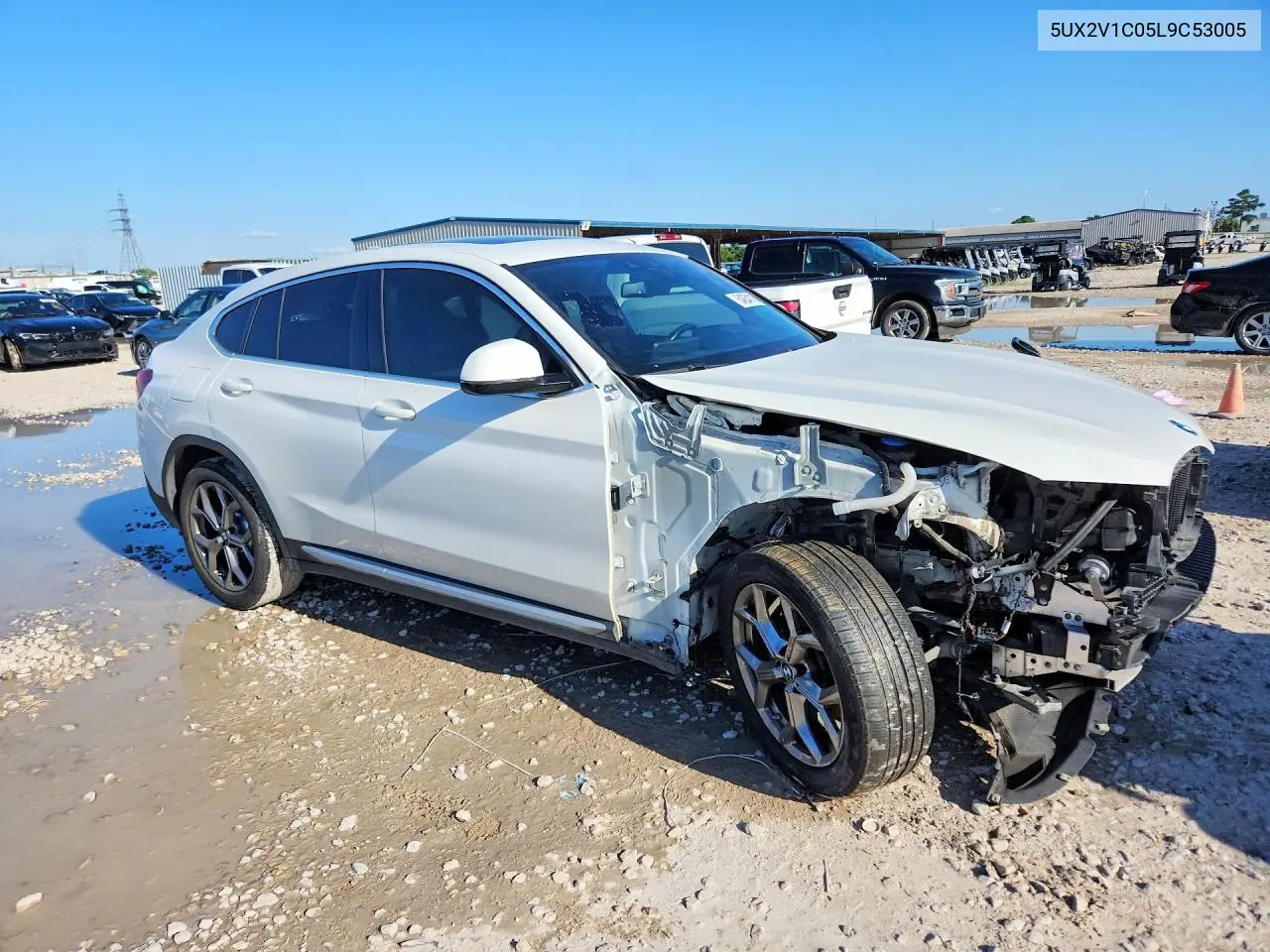 2020 BMW X4 xDrive30I VIN: 5UX2V1C05L9C53005 Lot: 54234116