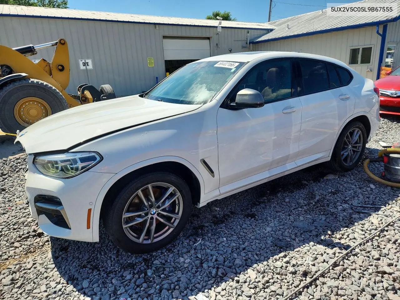 2020 BMW X4 xDrivem40I VIN: 5UX2V5C05L9B67555 Lot: 58402166