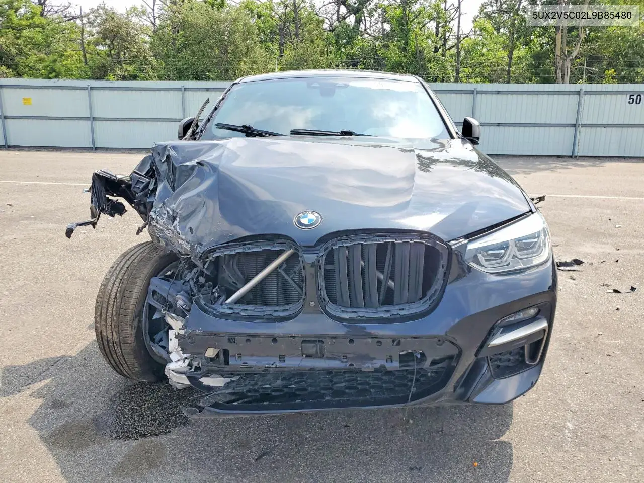 2020 BMW X4 xDrivem40I VIN: 5UX2V5C02L9B85480 Lot: 59315566