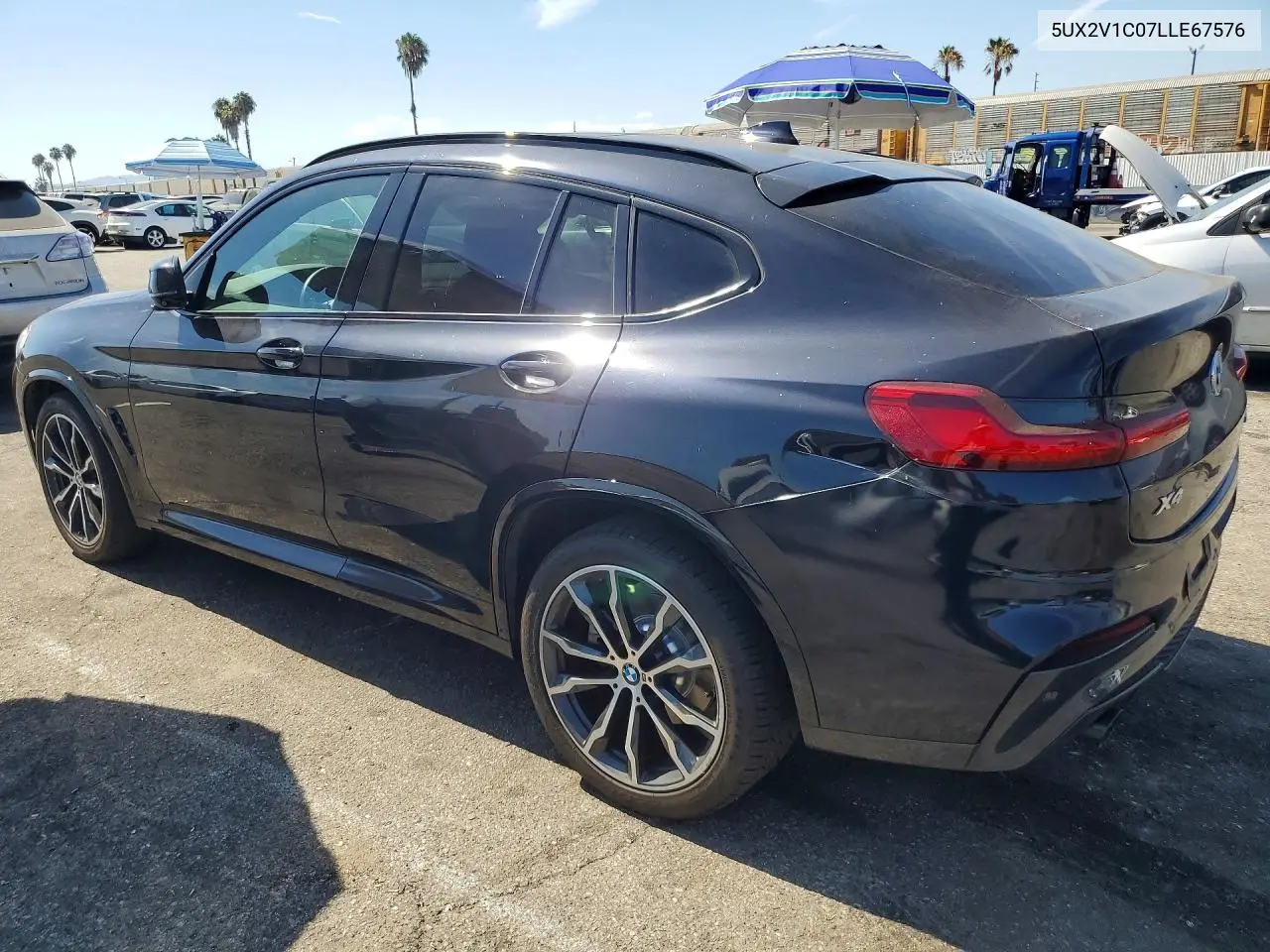 2020 BMW X4 xDrive30I VIN: 5UX2V1C07LLE67576 Lot: 61355506