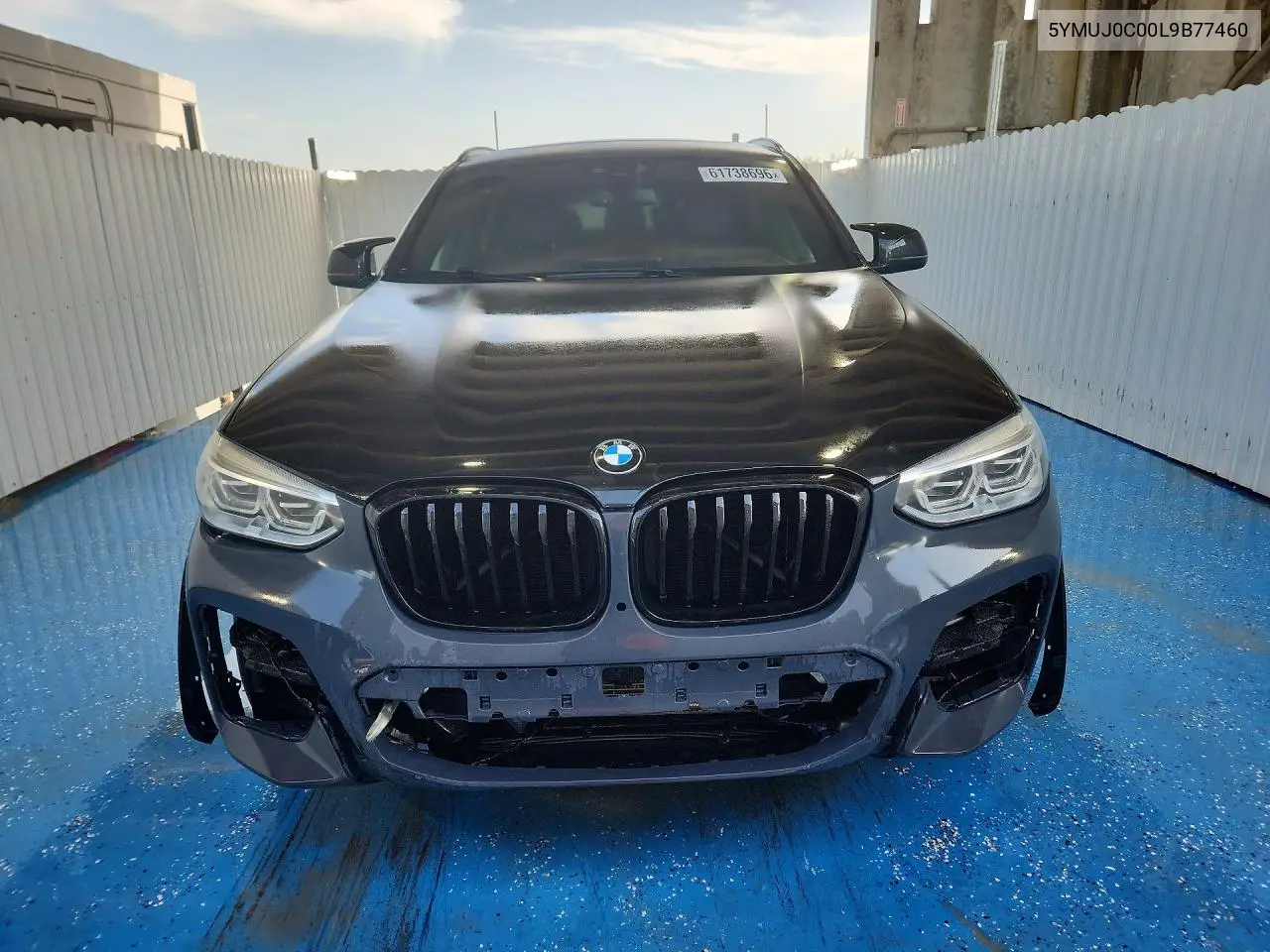 2020 BMW X4 M Competition VIN: 5YMUJ0C00L9B77460 Lot: 61738696