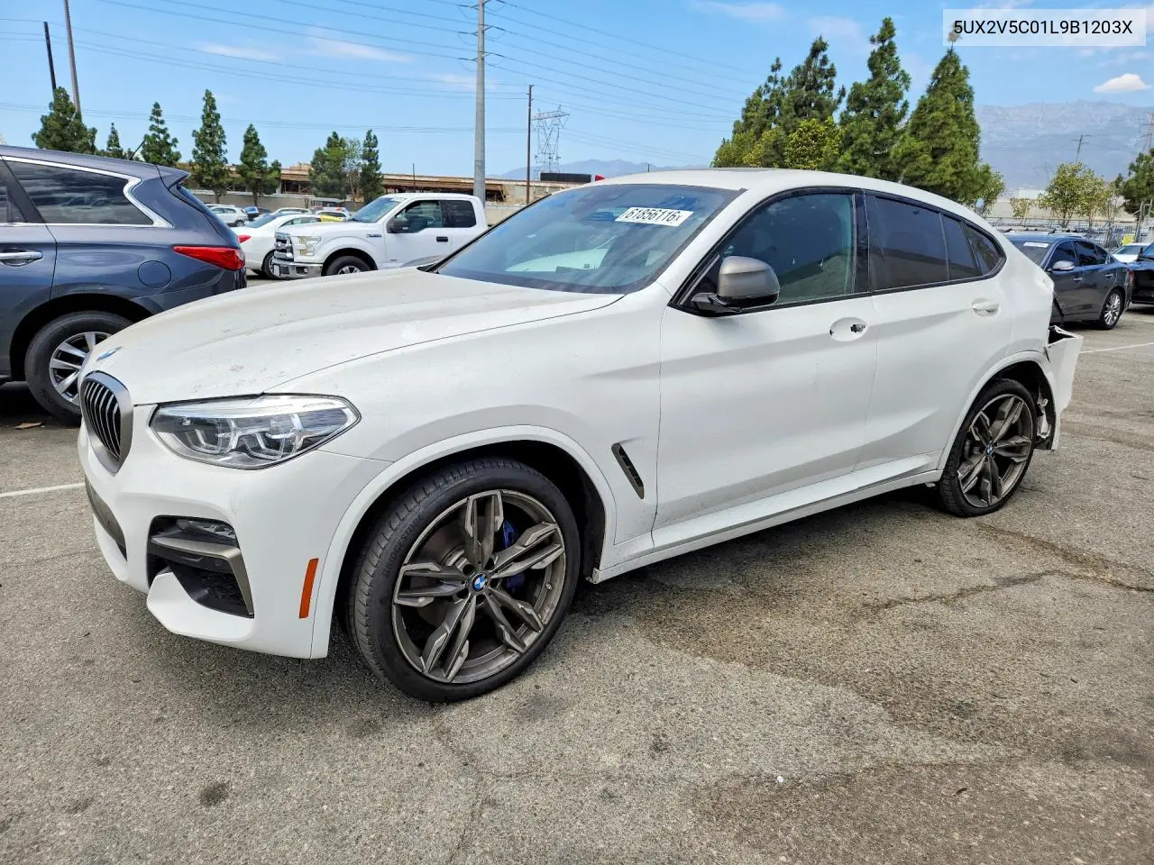 2020 BMW X4 xDrivem40I VIN: 5UX2V5C01L9B12035 Lot: 61856116