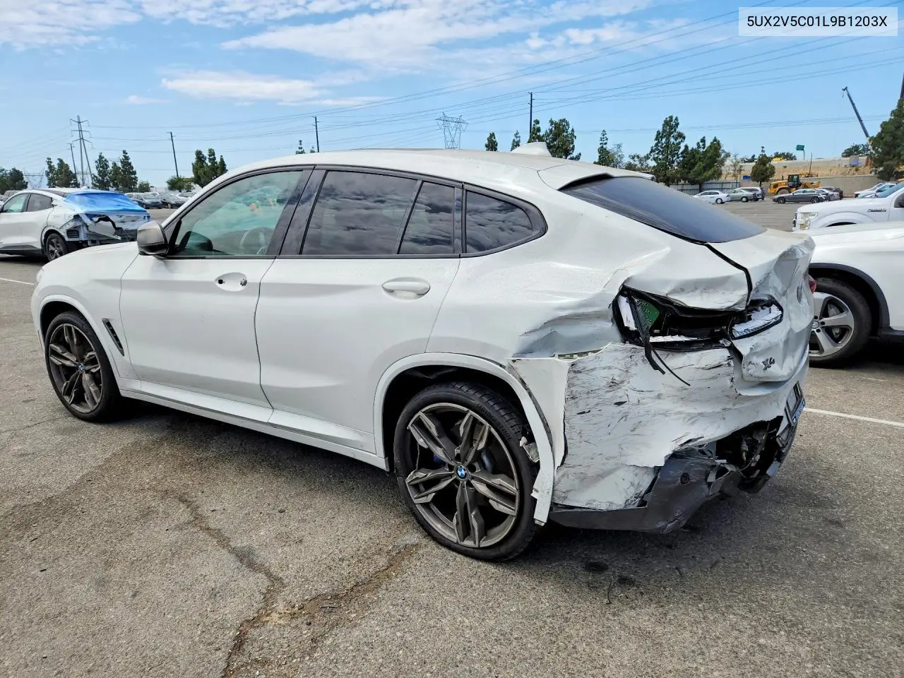 2020 BMW X4 xDrivem40I VIN: 5UX2V5C01L9B12035 Lot: 61856116