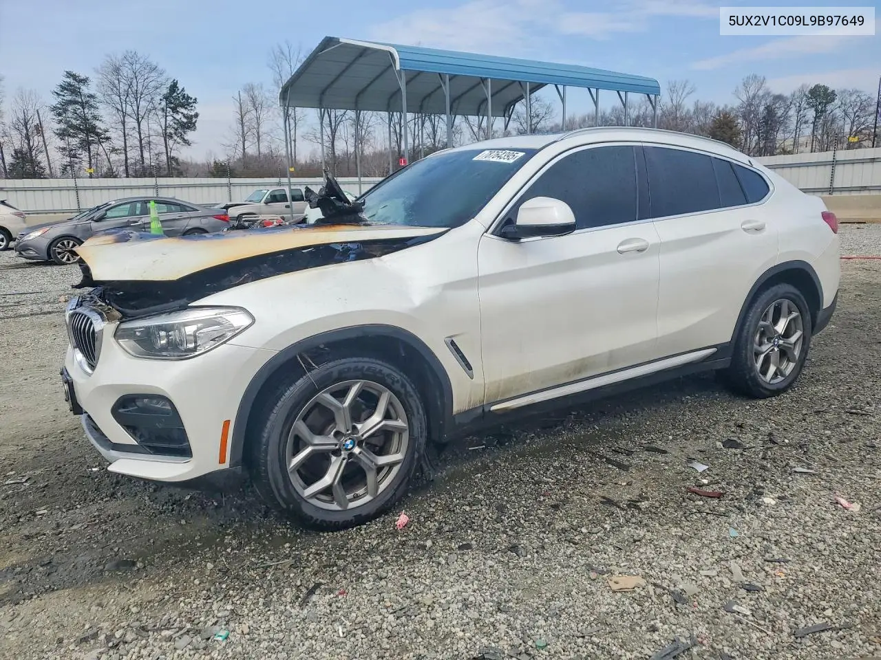 2020 BMW X4 xDrive30I VIN: 5UX2V1C09L9B97649 Lot: 78764395