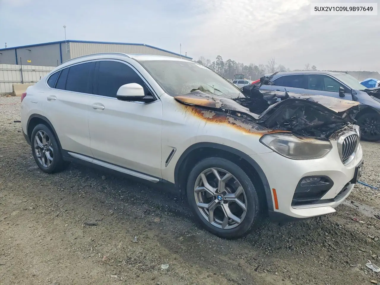 2020 BMW X4 xDrive30I VIN: 5UX2V1C09L9B97649 Lot: 78764395