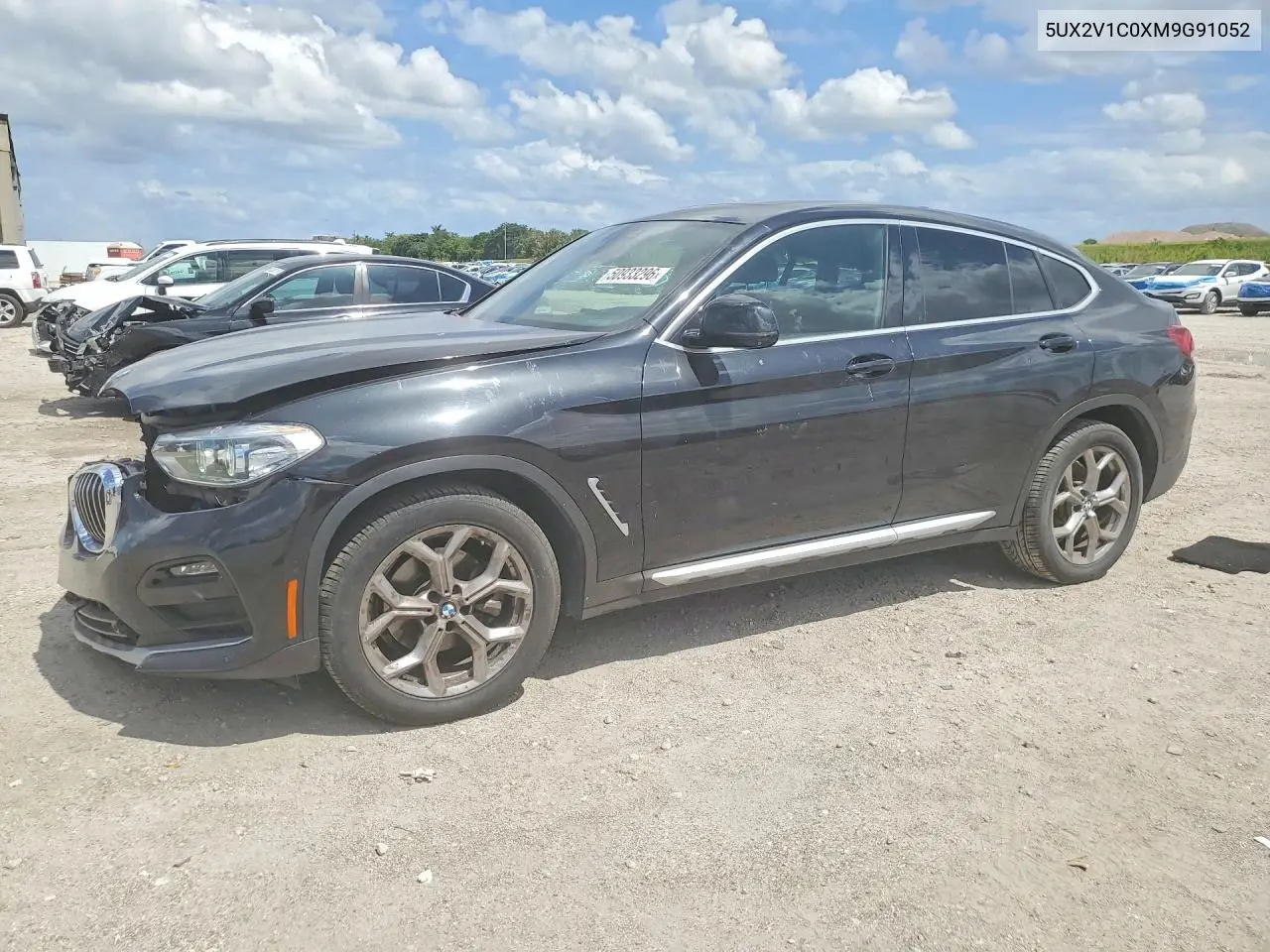 2021 BMW X4 xDrive30I VIN: 5UX2V1C0XM9G91052 Lot: 50933296