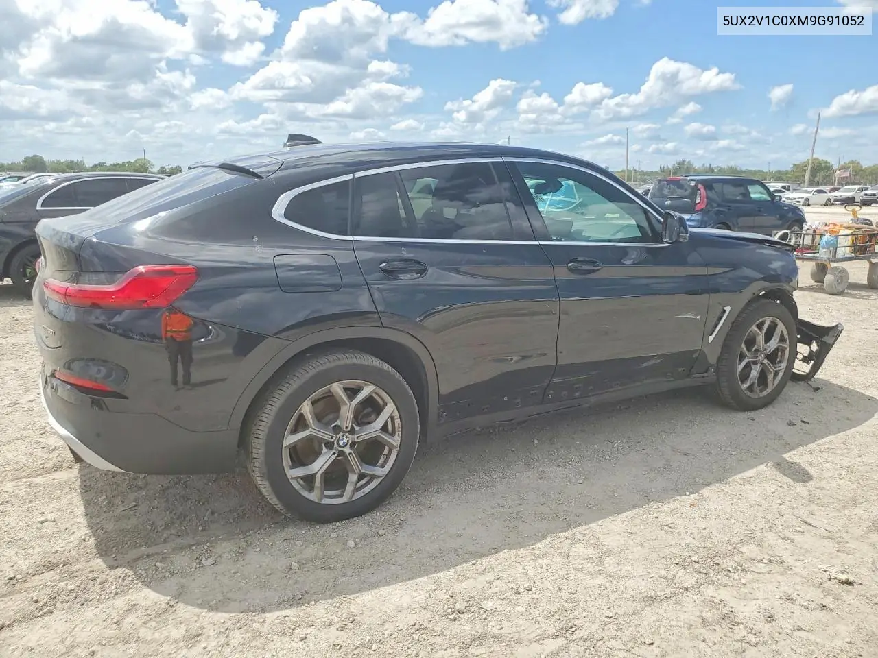 2021 BMW X4 xDrive30I VIN: 5UX2V1C0XM9G91052 Lot: 50933296