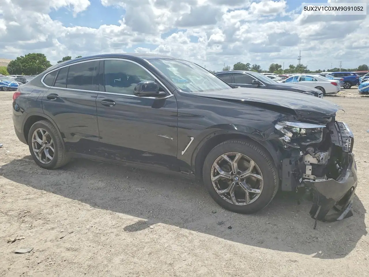 2021 BMW X4 xDrive30I VIN: 5UX2V1C0XM9G91052 Lot: 50933296