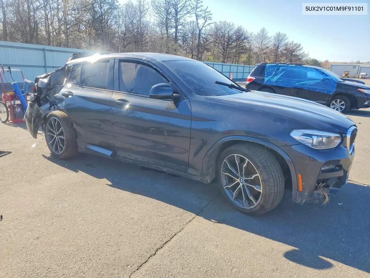 2021 BMW X4 xDrive30I VIN: 5UX2V1C01M9F91101 Lot: 52322366