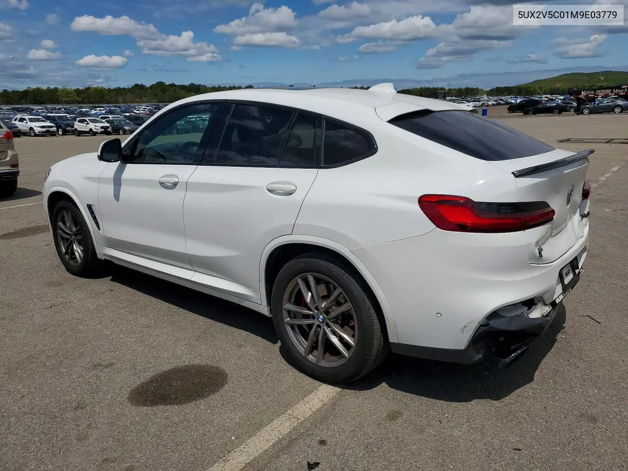 2021 BMW X4 xDrivem40I VIN: 5UX2V5C01M9E03779 Lot: 53435336