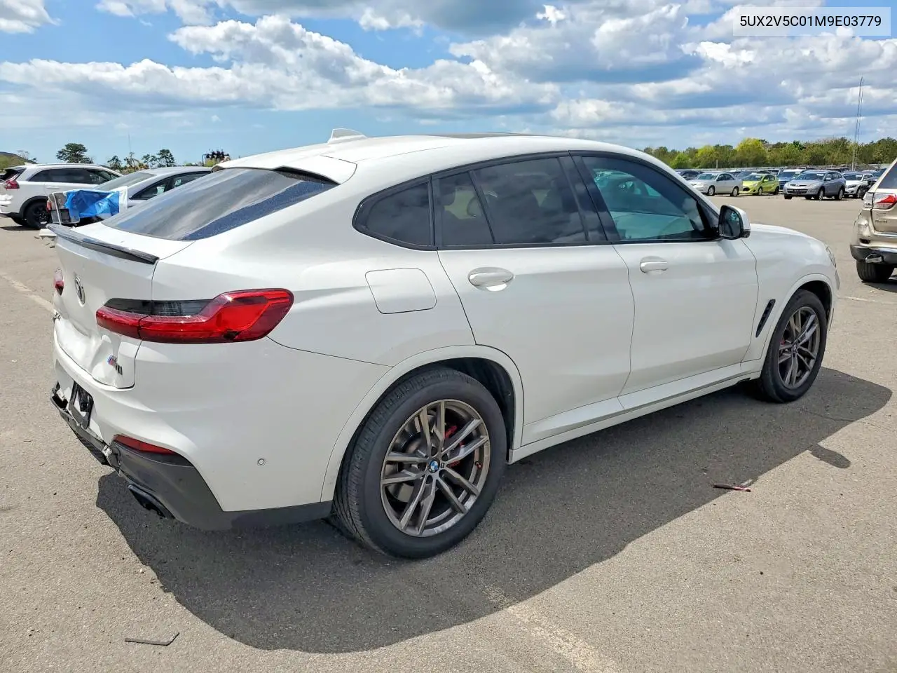 2021 BMW X4 xDrivem40I VIN: 5UX2V5C01M9E03779 Lot: 53435336