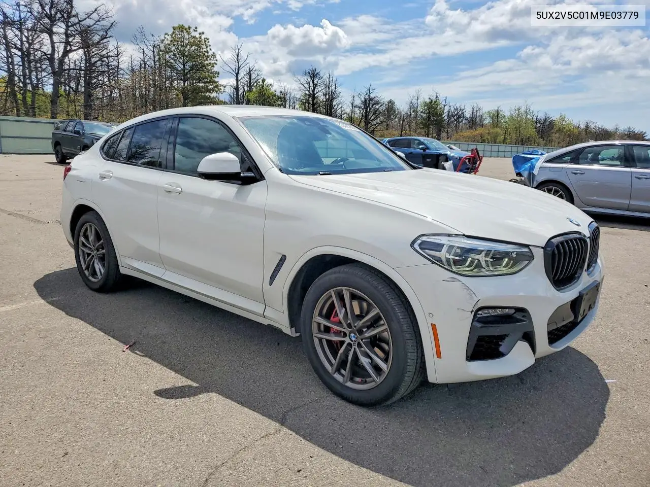2021 BMW X4 xDrivem40I VIN: 5UX2V5C01M9E03779 Lot: 53435336