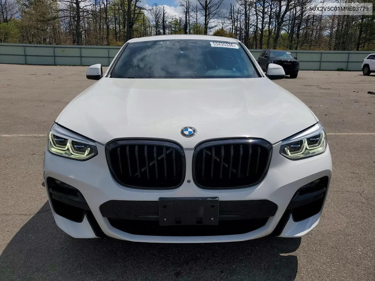 2021 BMW X4 xDrivem40I VIN: 5UX2V5C01M9E03779 Lot: 53435336