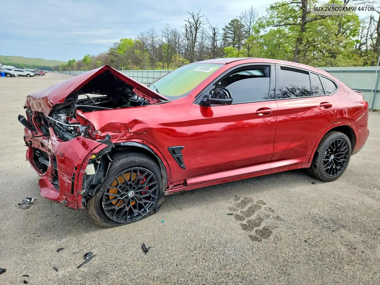 2021 BMW X4 xDrivem40I VIN: 5UX2V5C0XM9F44706 Lot: 53459696