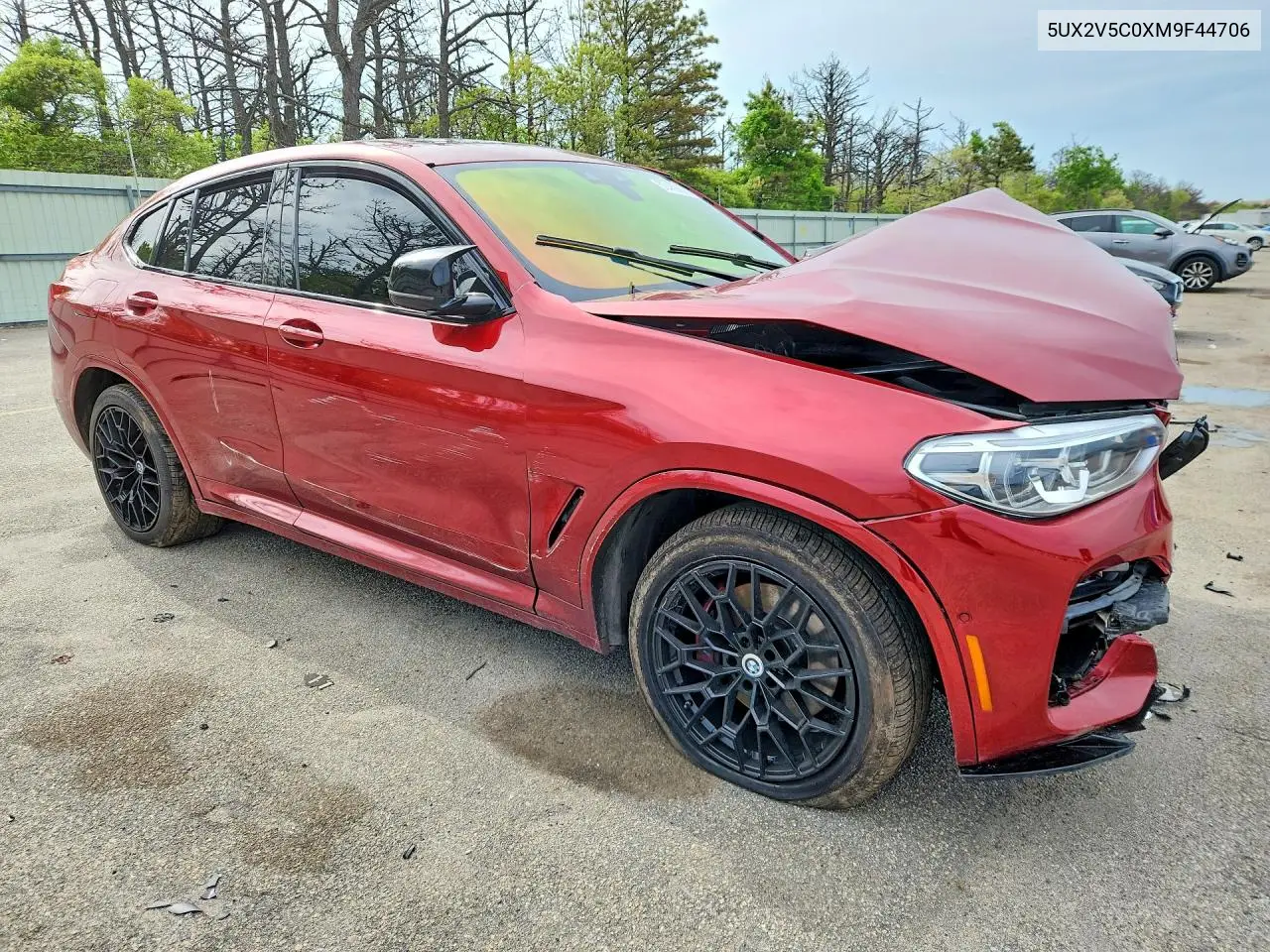 2021 BMW X4 xDrivem40I VIN: 5UX2V5C0XM9F44706 Lot: 53459696