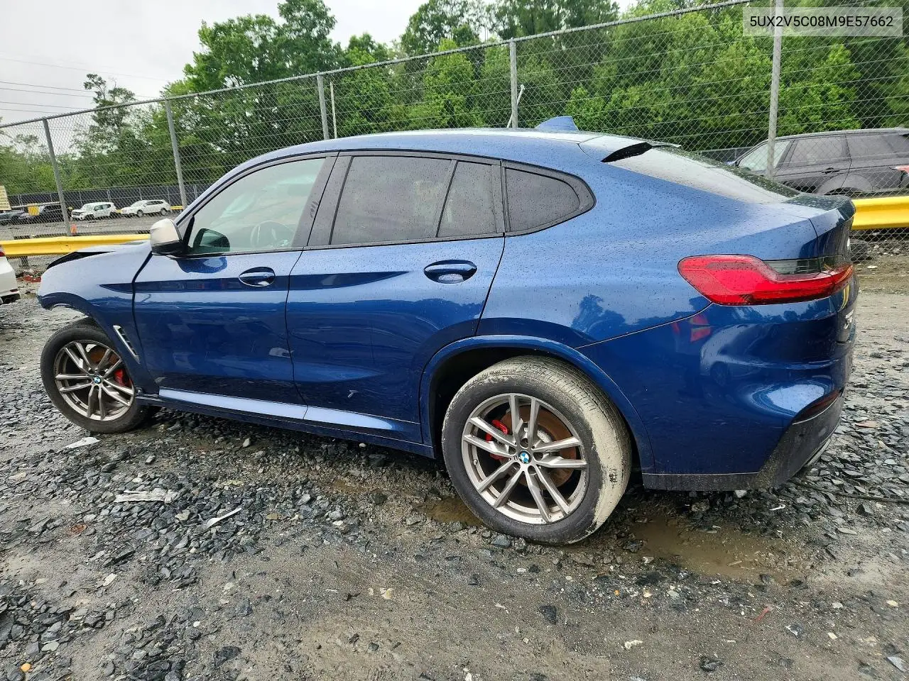 2021 BMW X4 xDrivem40I VIN: 5UX2V5C08M9E57662 Lot: 54798786