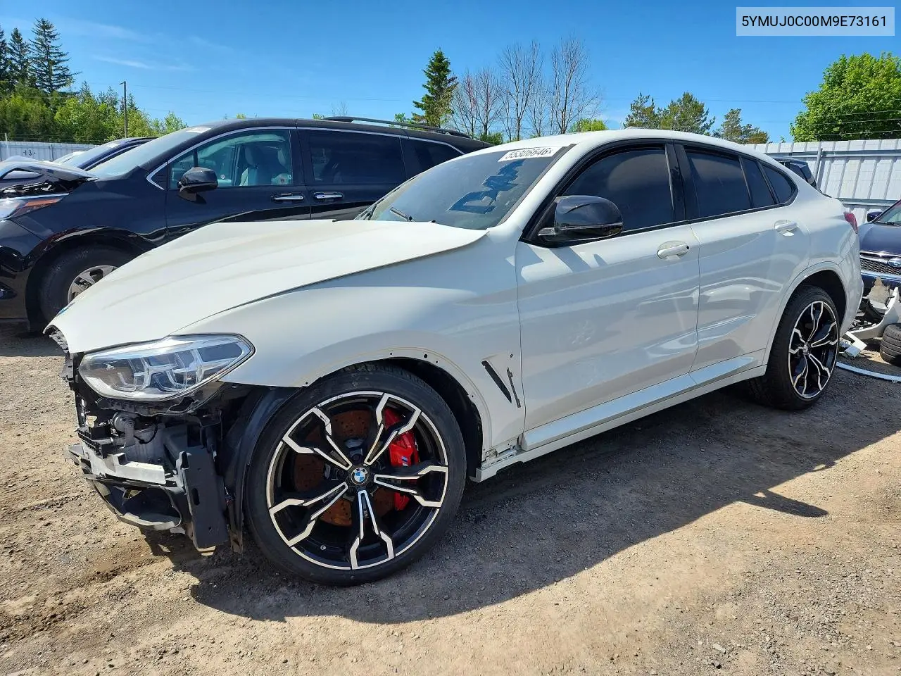 2021 BMW X4 M Competition VIN: 5YMUJ0C00M9E73161 Lot: 55306646