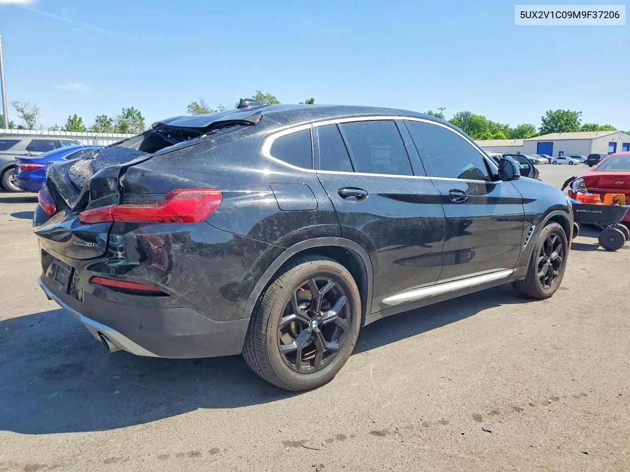 2021 BMW X4 xDrive30I VIN: 5UX2V1C09M9F37206 Lot: 55975826