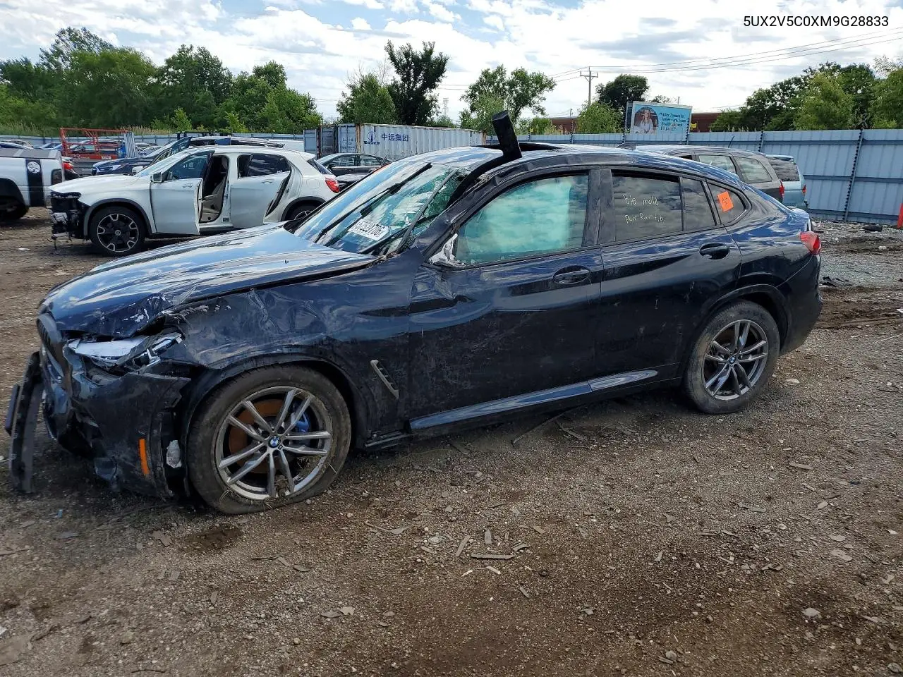 2021 BMW X4 xDrivem40I VIN: 5UX2V5C0XM9G28833 Lot: 57529706