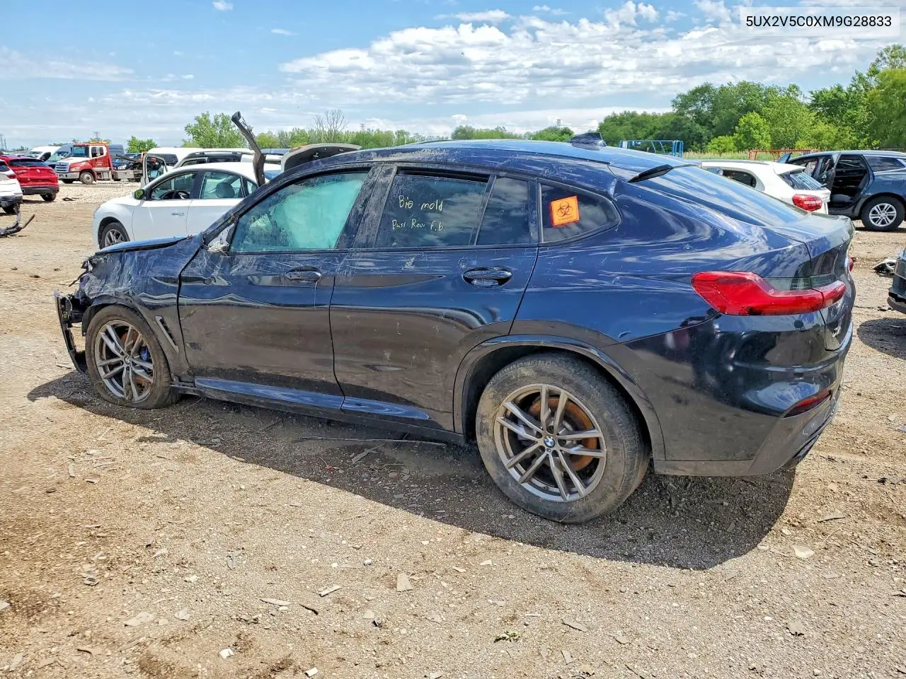 2021 BMW X4 xDrivem40I VIN: 5UX2V5C0XM9G28833 Lot: 57529706