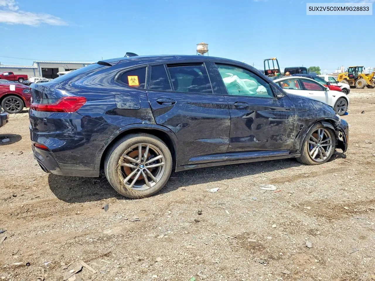 2021 BMW X4 xDrivem40I VIN: 5UX2V5C0XM9G28833 Lot: 57529706