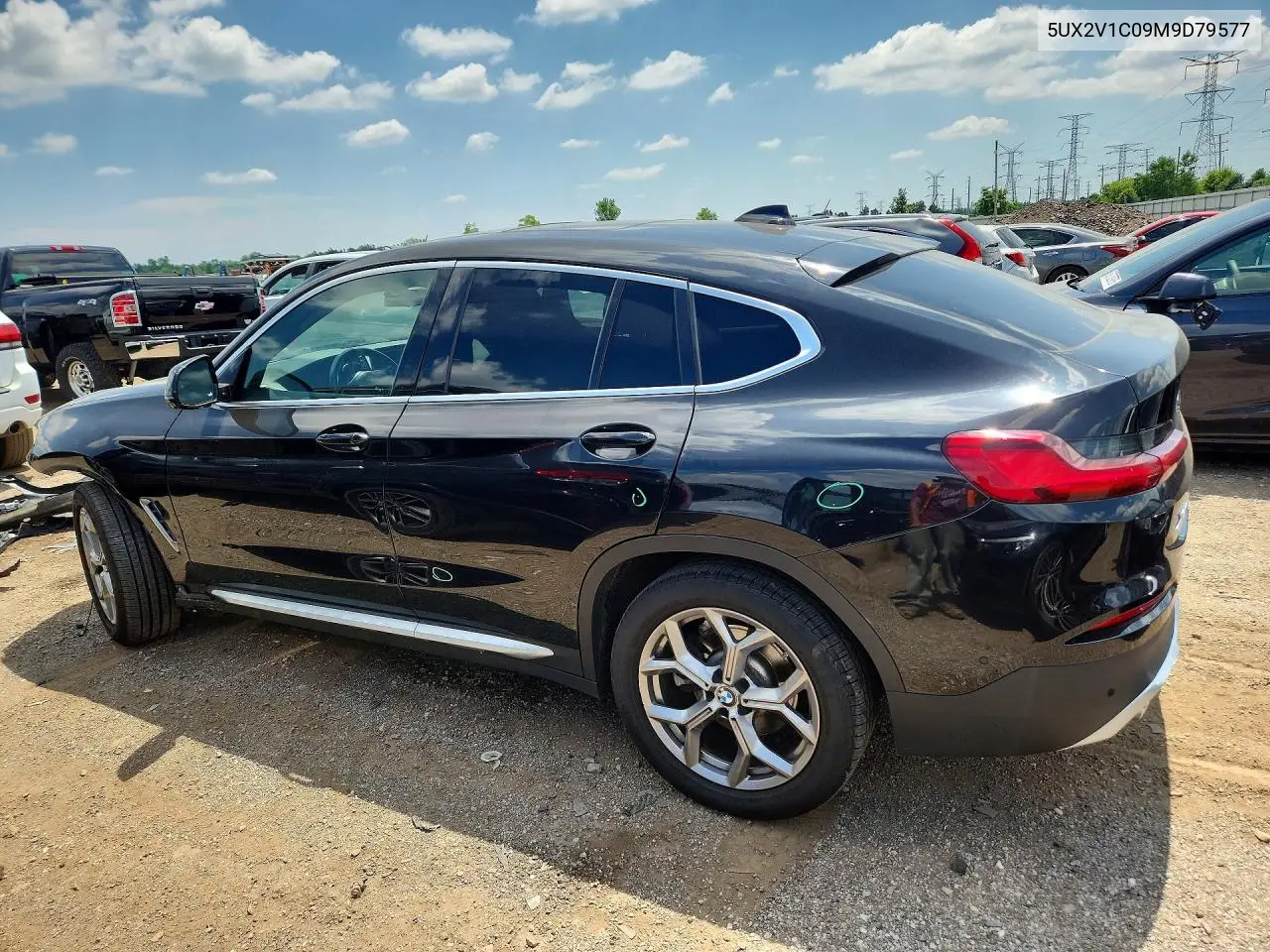 2021 BMW X4 xDrive30I VIN: 5UX2V1C09M9D79577 Lot: 60315216