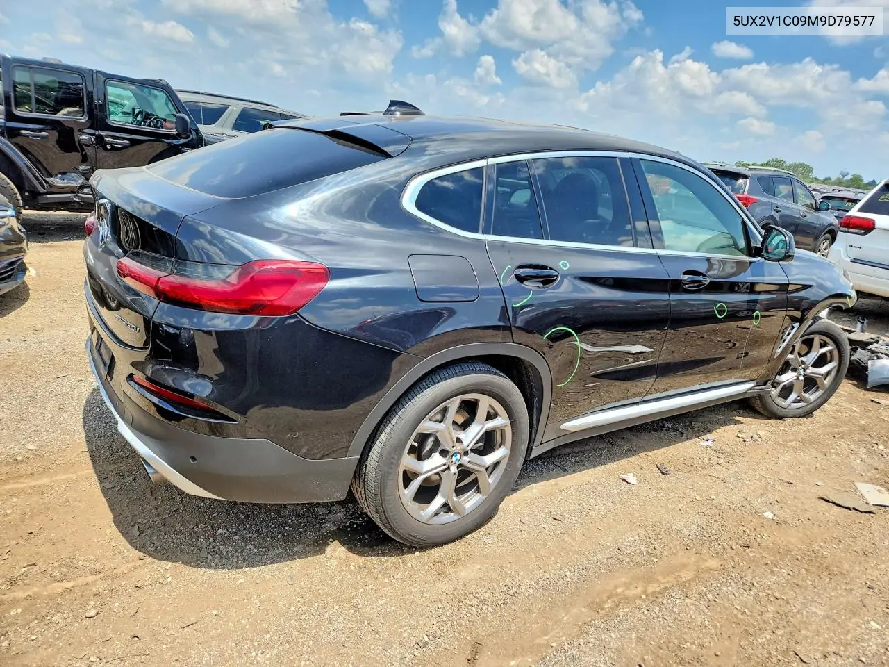 2021 BMW X4 xDrive30I VIN: 5UX2V1C09M9D79577 Lot: 60315216