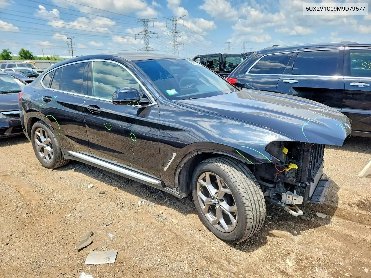 2021 BMW X4 xDrive30I VIN: 5UX2V1C09M9D79577 Lot: 60315216