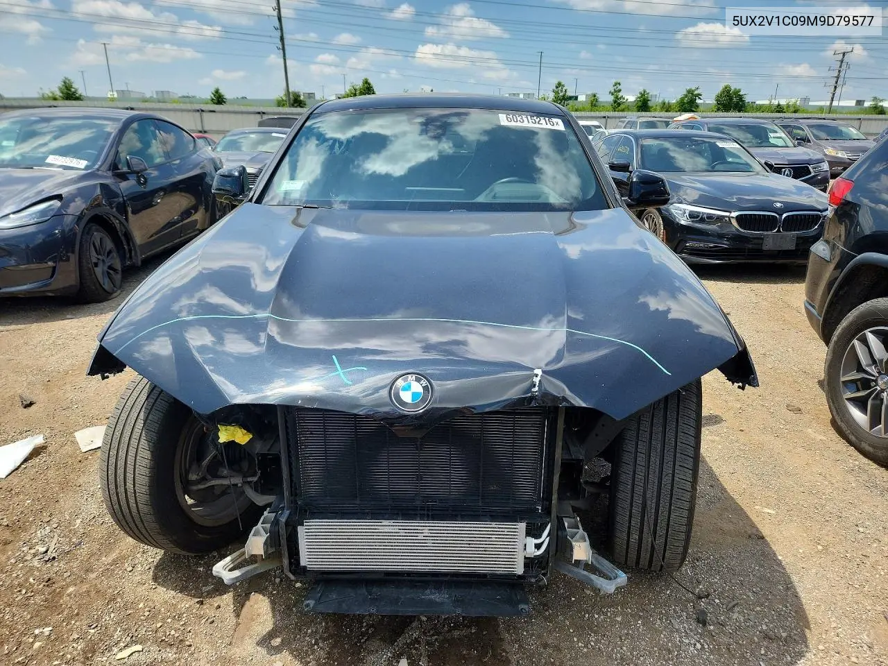 2021 BMW X4 xDrive30I VIN: 5UX2V1C09M9D79577 Lot: 60315216
