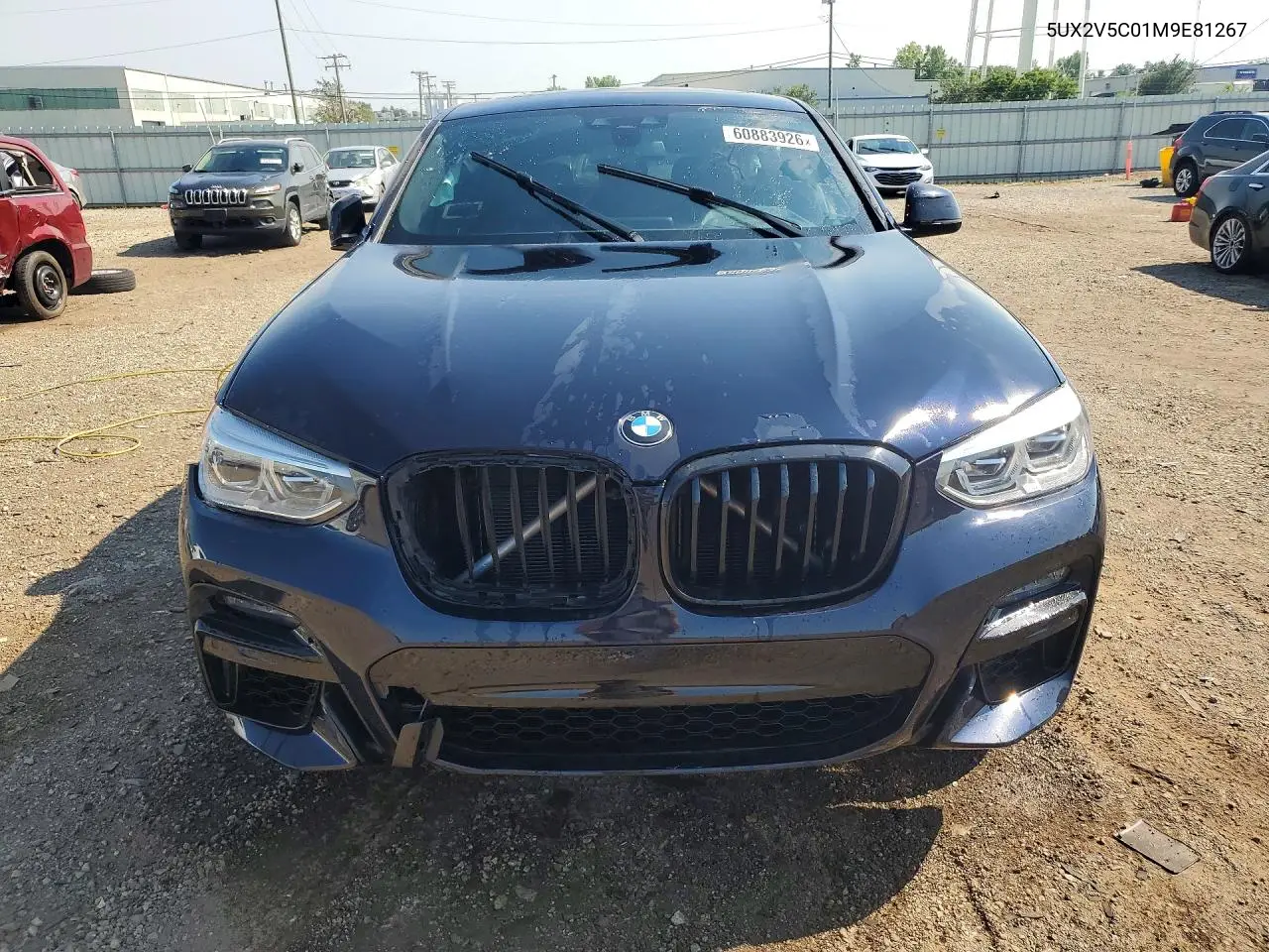 2021 BMW X4 xDrivem40I VIN: 5UX2V5C01M9E81267 Lot: 60883926