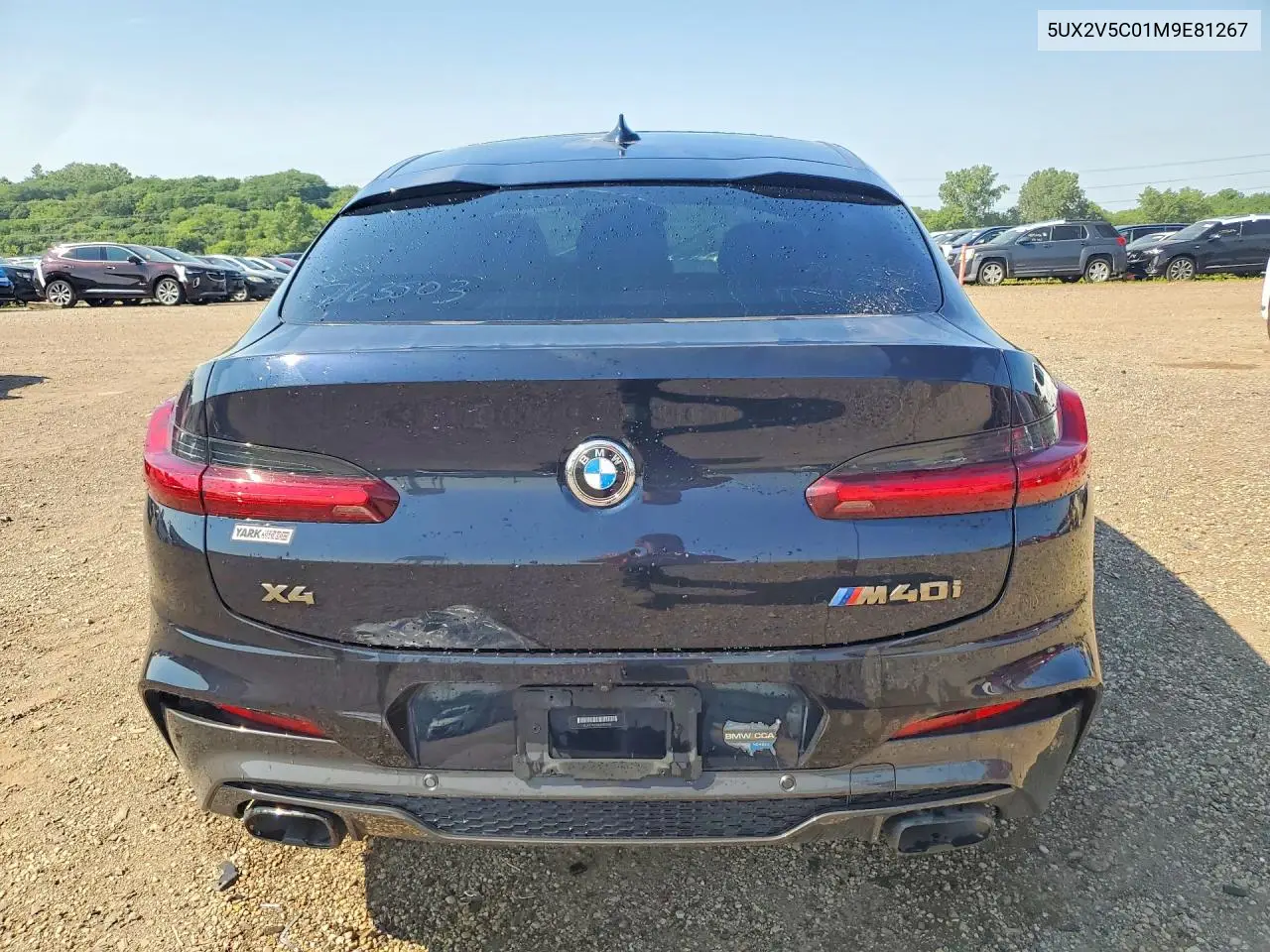 2021 BMW X4 xDrivem40I VIN: 5UX2V5C01M9E81267 Lot: 60883926