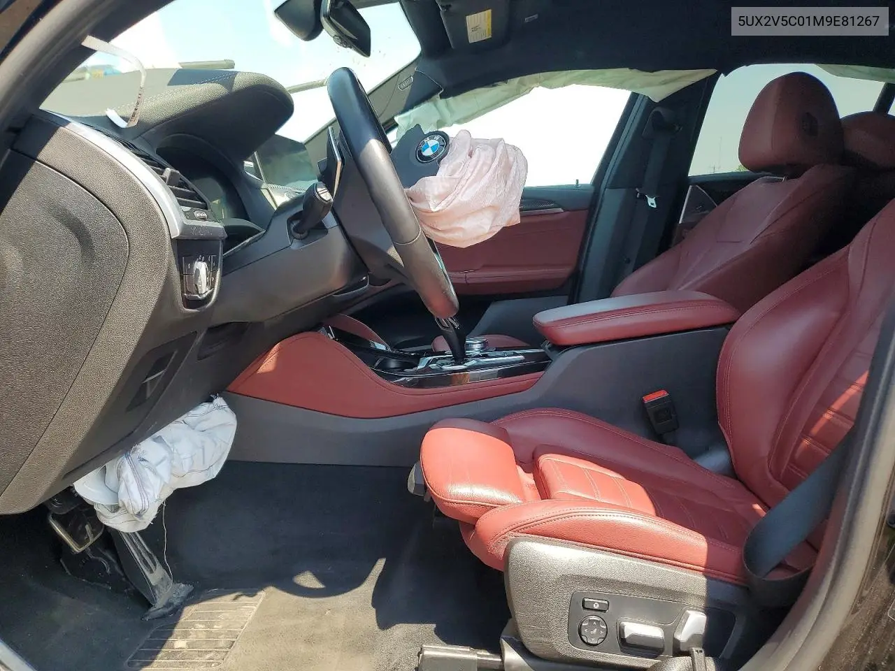 2021 BMW X4 xDrivem40I VIN: 5UX2V5C01M9E81267 Lot: 60883926