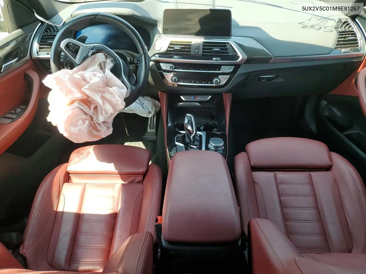 2021 BMW X4 xDrivem40I VIN: 5UX2V5C01M9E81267 Lot: 60883926