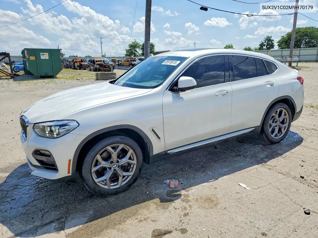 2021 BMW X4 xDrive30I VIN: 5UX2V1C02M9H70179 Lot: 85970615