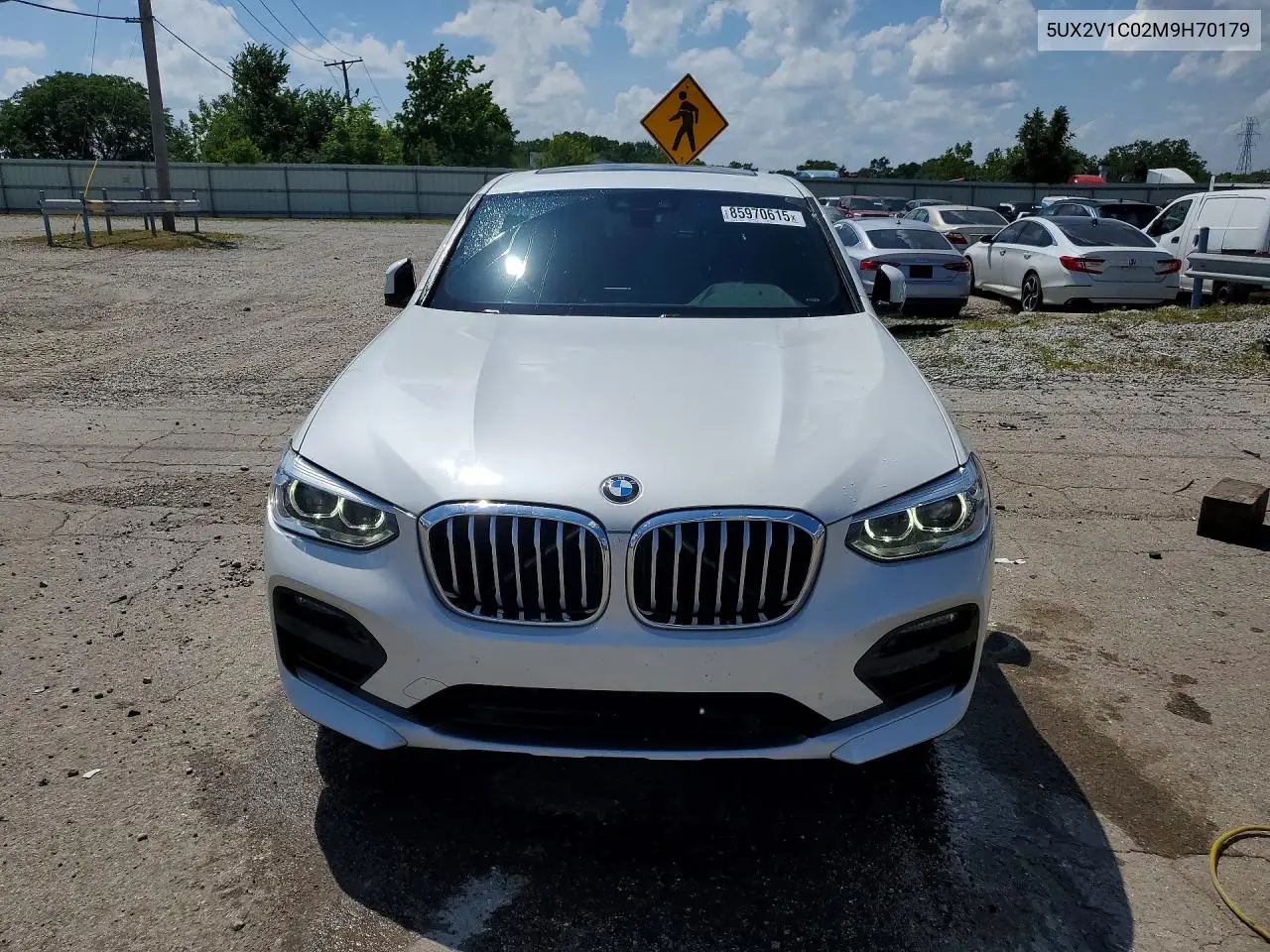 2021 BMW X4 xDrive30I VIN: 5UX2V1C02M9H70179 Lot: 85970615
