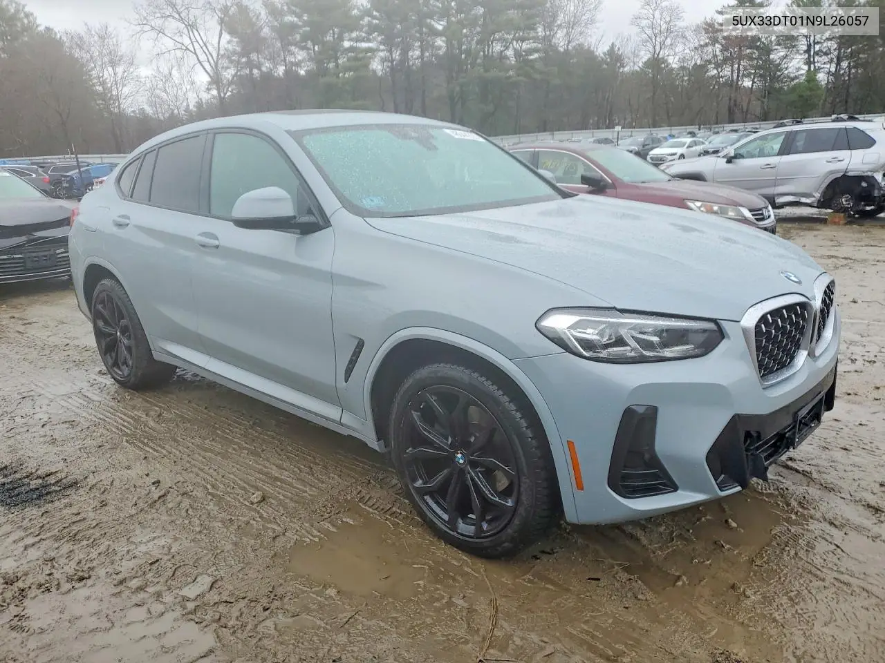 2022 BMW X4 xDrive30I VIN: 5UX33DT01N9L26057 Lot: 48644226