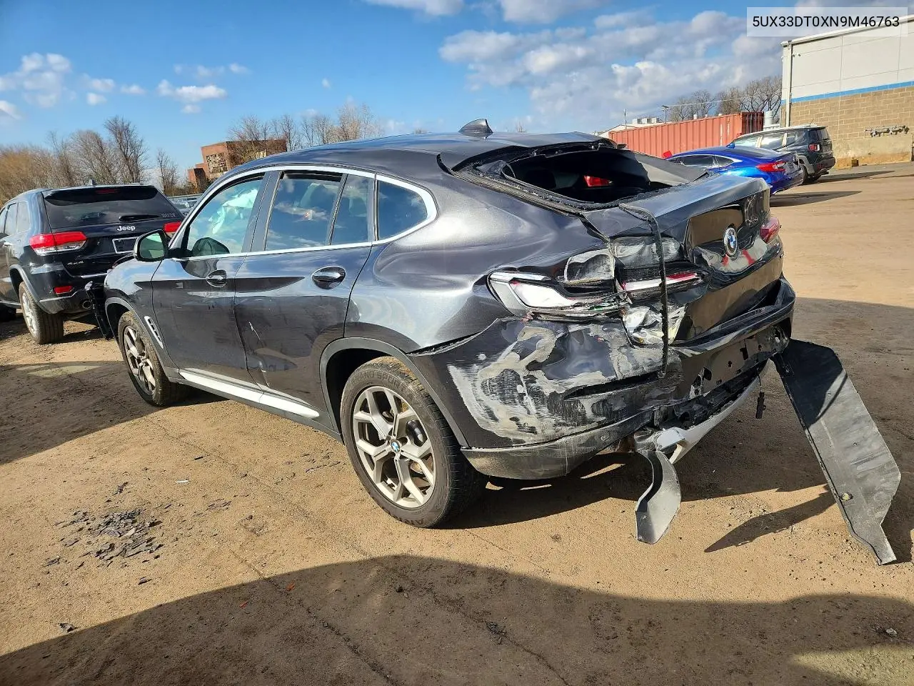2022 BMW X4 xDrive30I VIN: 5UX33DT0XN9M46763 Lot: 48811306