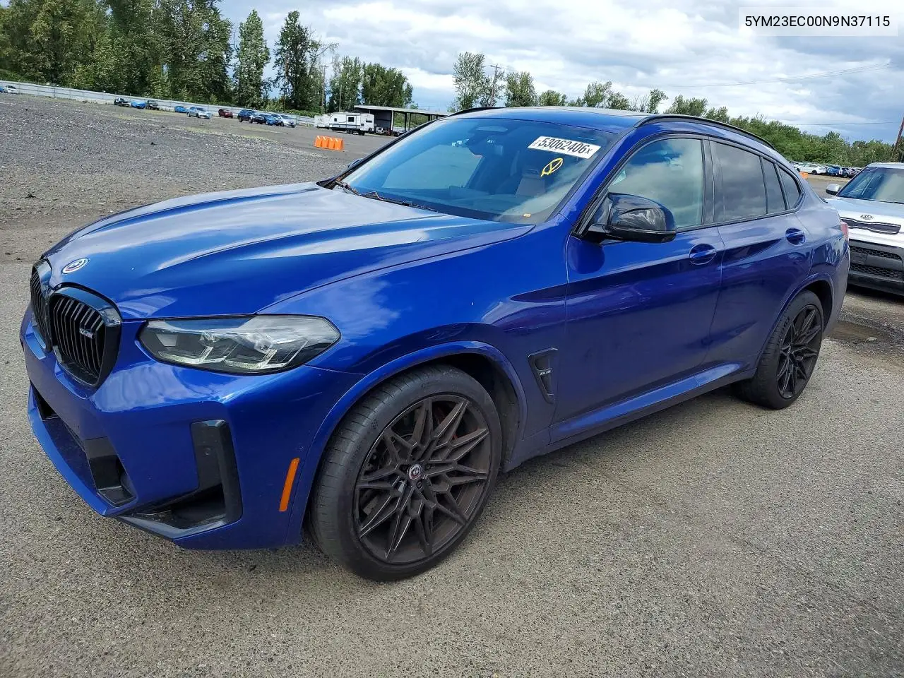 2022 BMW X4 M VIN: 5YM23EC00N9N37115 Lot: 53062406