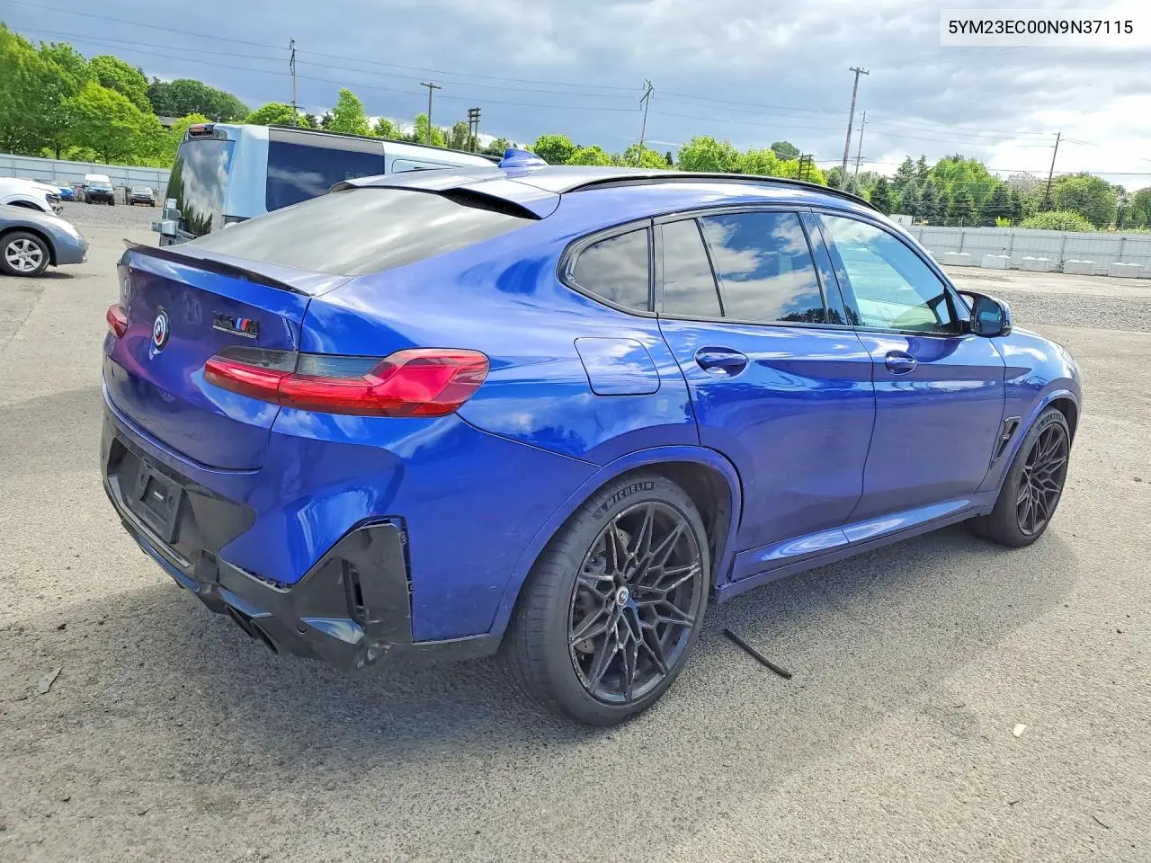2022 BMW X4 M VIN: 5YM23EC00N9N37115 Lot: 53062406
