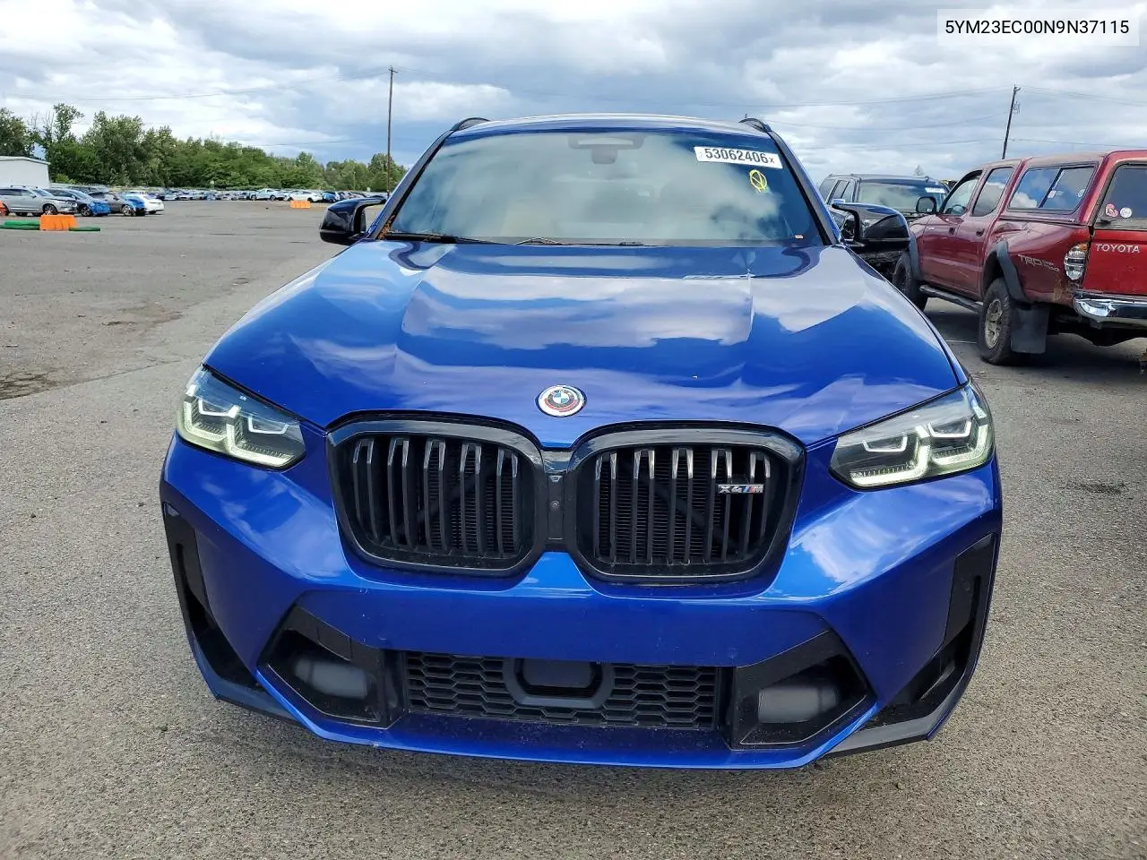 2022 BMW X4 M VIN: 5YM23EC00N9N37115 Lot: 53062406