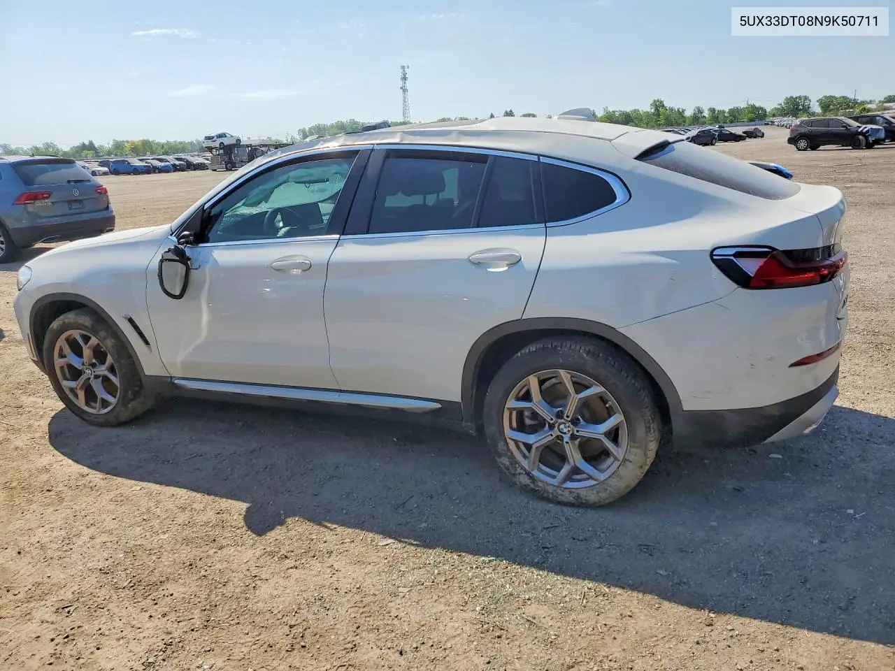 2022 BMW X4 xDrive30I VIN: 5UX33DT08N9K50711 Lot: 54511286