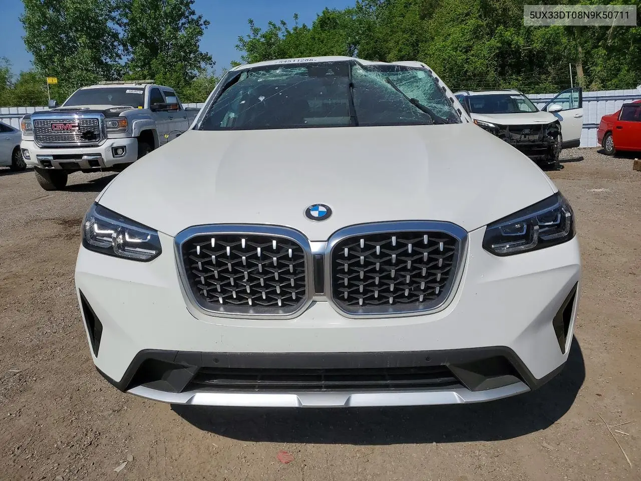 2022 BMW X4 xDrive30I VIN: 5UX33DT08N9K50711 Lot: 54511286