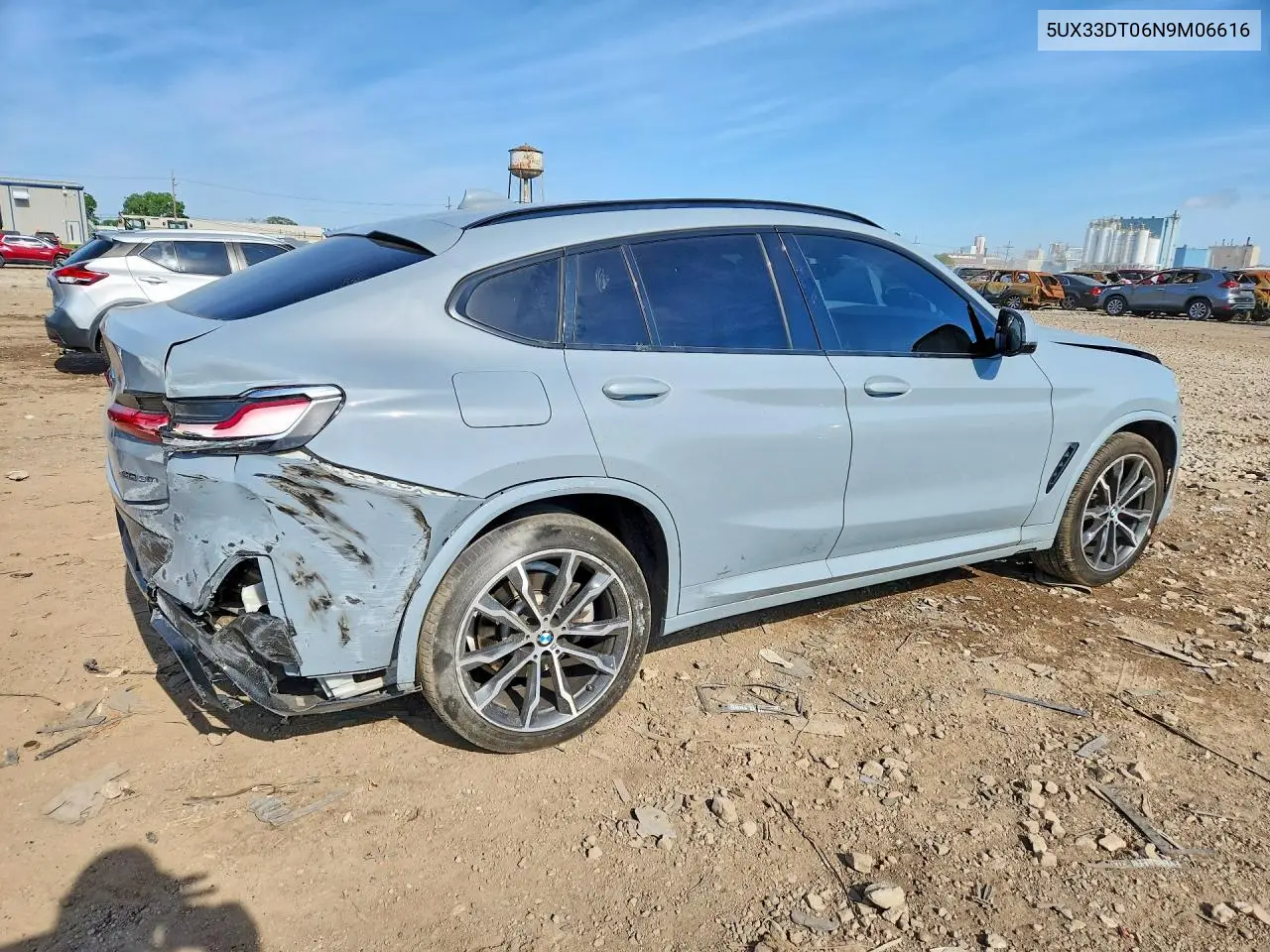 2022 BMW X4 xDrive30I VIN: 5UX33DT06N9M06616 Lot: 54940996