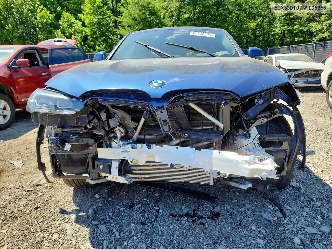 2022 BMW X4 xDrive30I VIN: 5UX33DT07N9L96355 Lot: 55226116