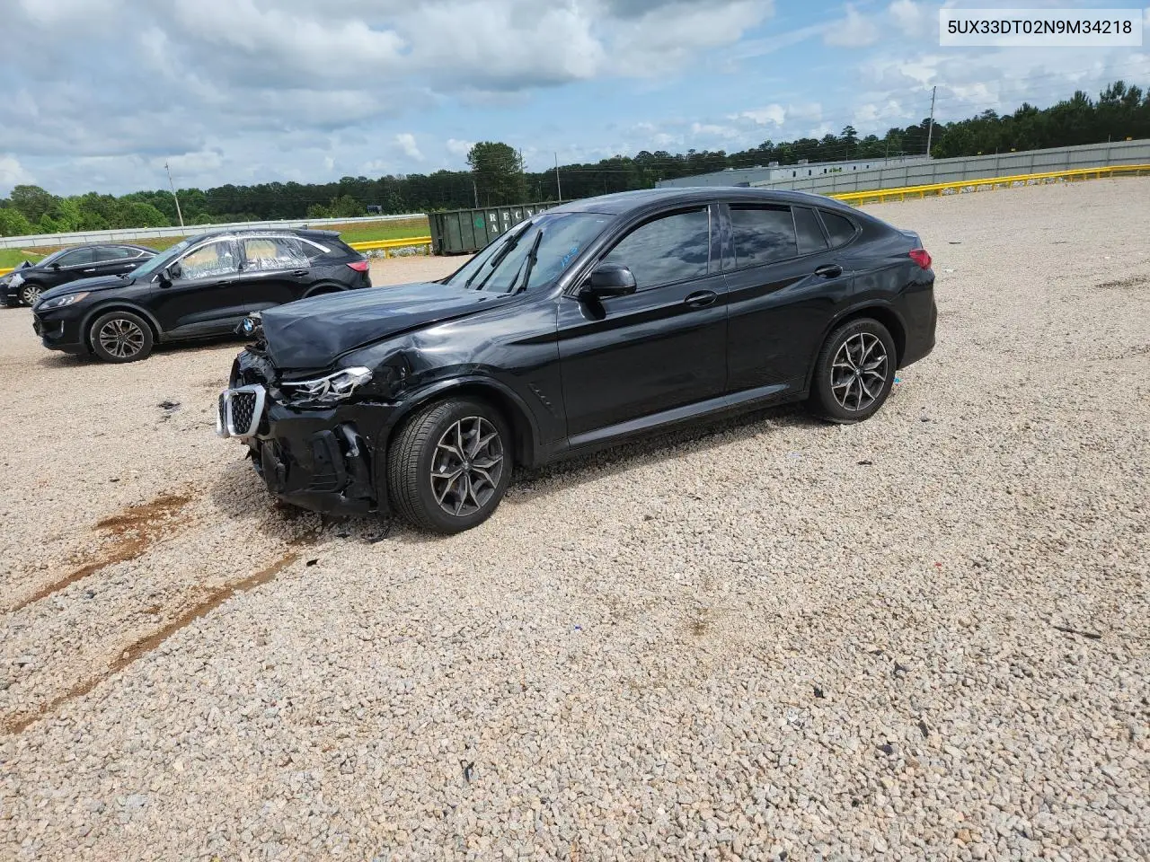 2022 BMW X4 xDrive30I VIN: 5UX33DT02N9M34218 Lot: 55231316