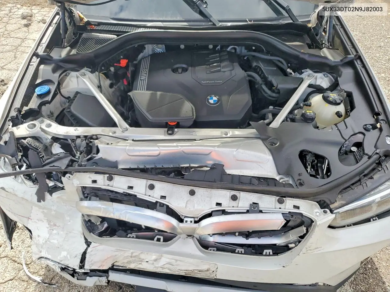 2022 BMW X4 xDrive30I VIN: 5UX33DT02N9J82003 Lot: 57266906