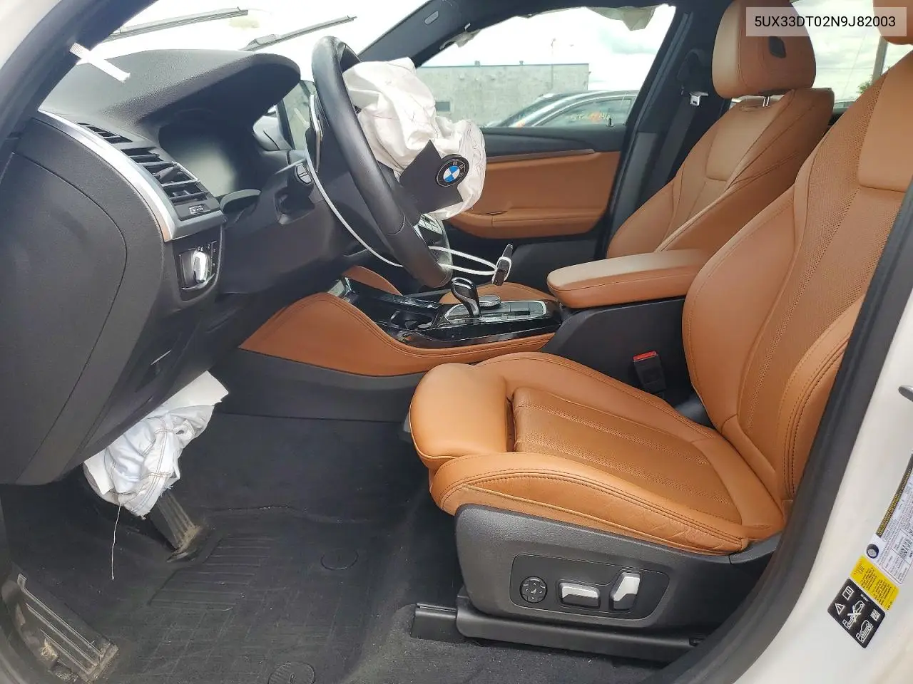 2022 BMW X4 xDrive30I VIN: 5UX33DT02N9J82003 Lot: 57266906