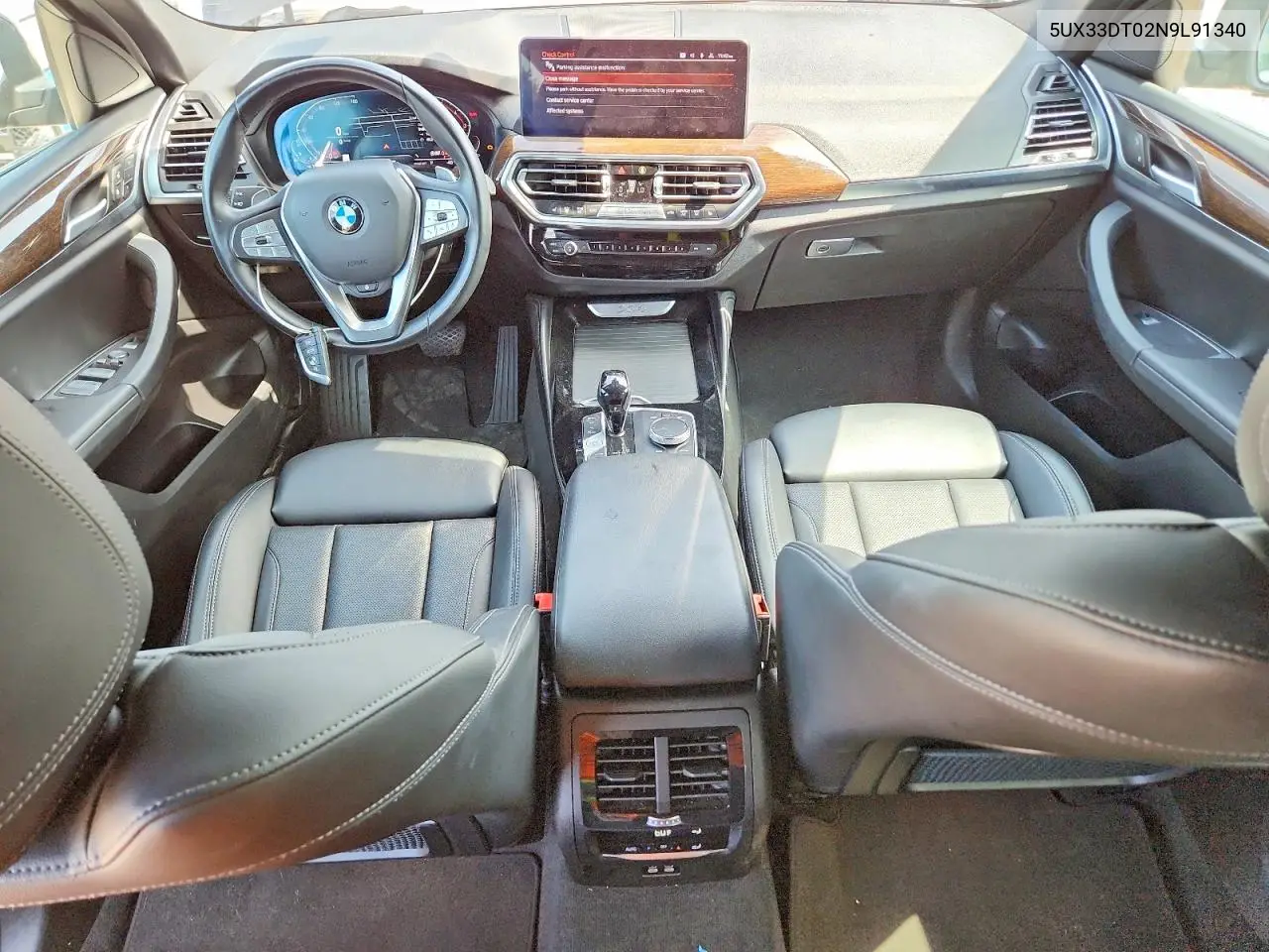 2022 BMW X4 xDrive30I VIN: 5UX33DT02N9L91340 Lot: 58822666