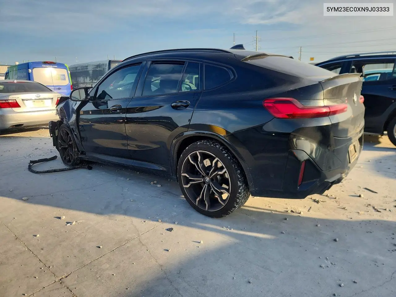 2022 BMW X4 M VIN: 5YM23EC0XN9J03333 Lot: 58944896